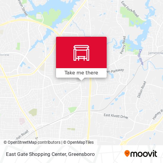 East Gate Shopping Center map