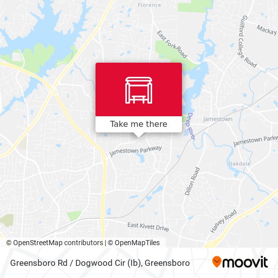 Mapa de Greensboro Rd / Dogwood Cir (Ib)