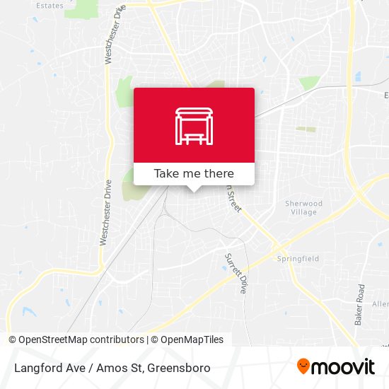Langford Ave / Amos St map