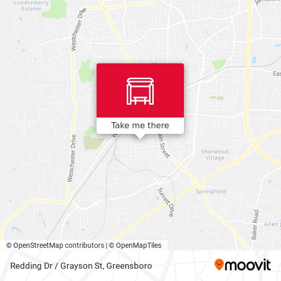 Redding Dr / Grayson St map