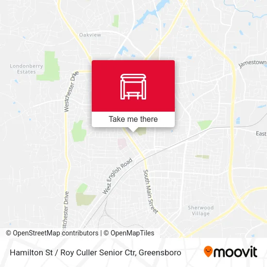 Hamilton St / Roy Culler Senior Ctr map