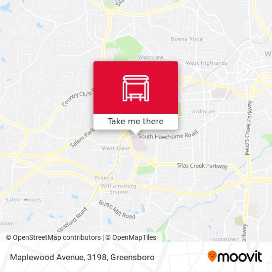 Maplewood Avenue, 3198 map