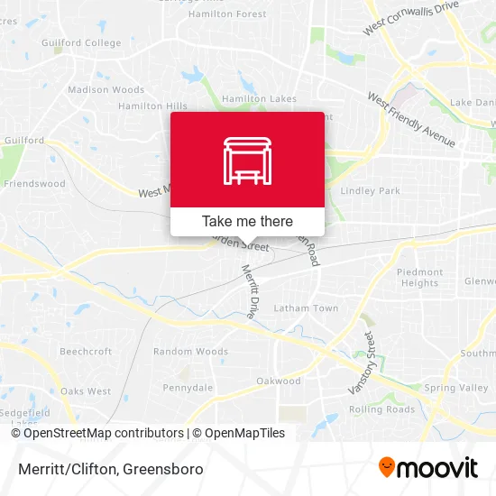 Merritt/Clifton map