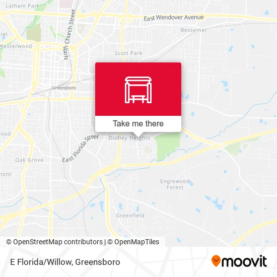 Mapa de E Florida/Willow