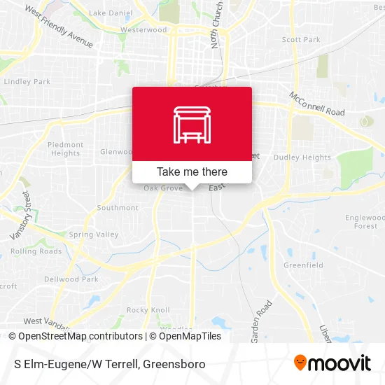 Mapa de S Elm-Eugene/W Terrell