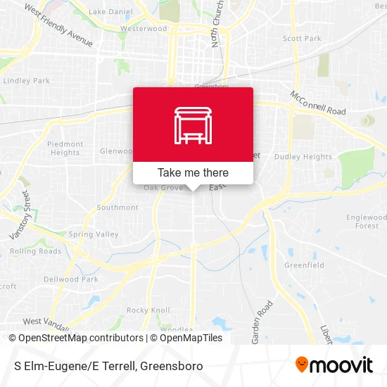 Mapa de S Elm-Eugene/E Terrell