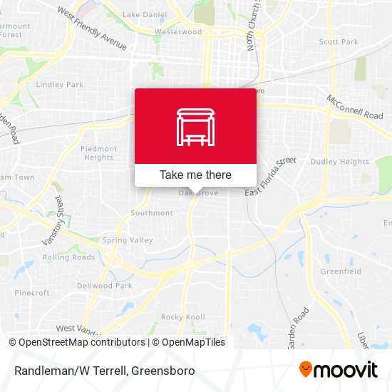 Randleman/W Terrell map