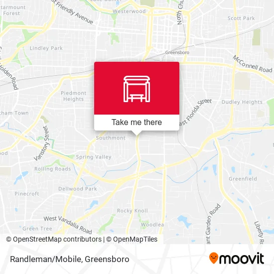 Mapa de Randleman/Mobile