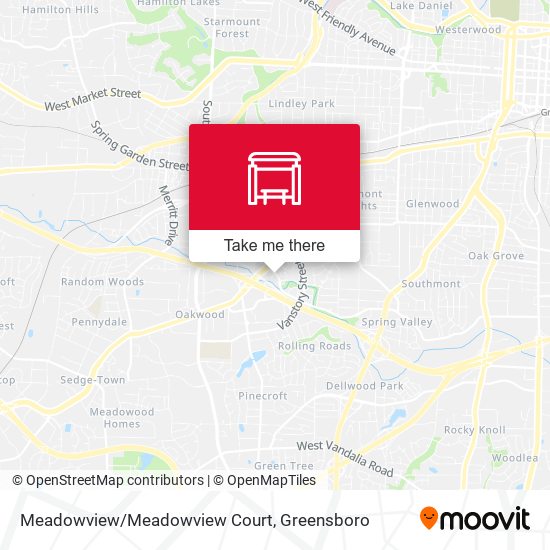 Mapa de Meadowview/Meadowview Court