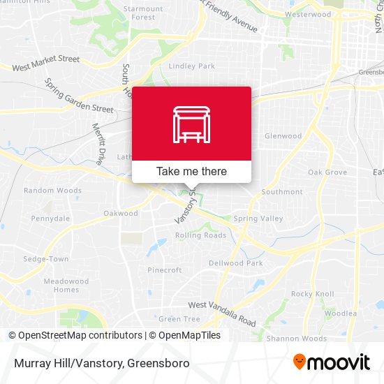Murray Hill/Vanstory map