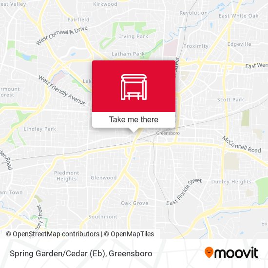 Spring Garden/Cedar (Eb) map