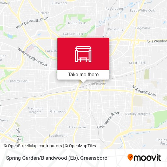 Mapa de Spring Garden/Blandwood (Eb)