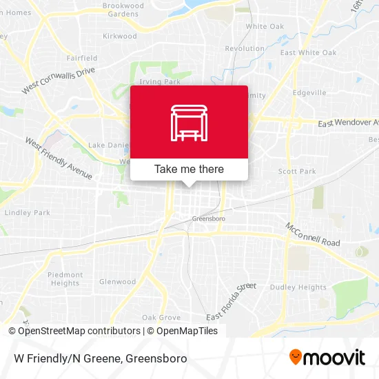 Mapa de W Friendly/N Greene