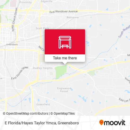 E Florida/Hayes Taylor Ymca map
