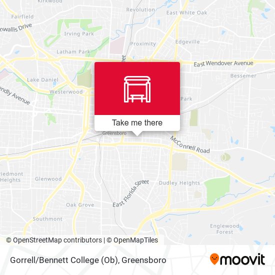 Mapa de Gorrell/Bennett College (Ob)