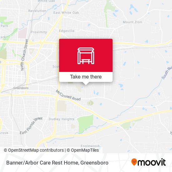 Banner/Arbor Care Rest Home map