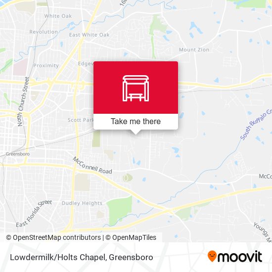 Mapa de Lowdermilk/Holts Chapel