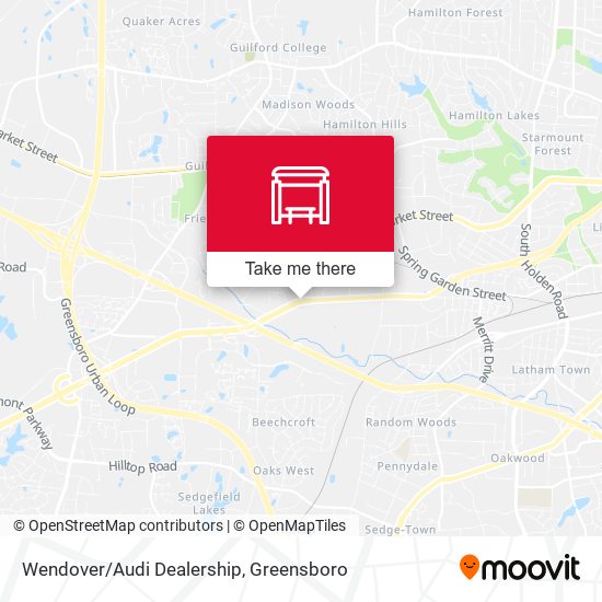 Wendover/Audi Dealership map