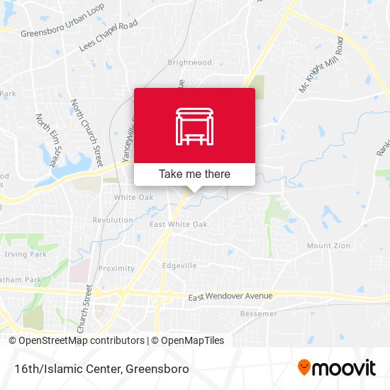 16th/Islamic Center map