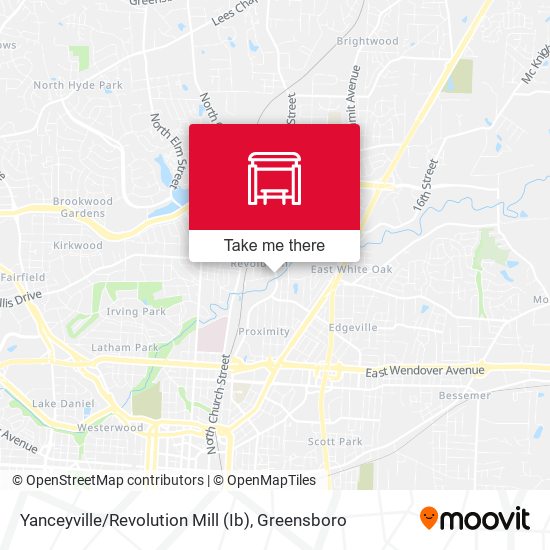 Mapa de Yanceyville / Revolution Mill (Ib)