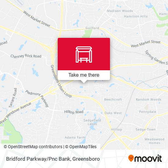 Mapa de Bridford Parkway/Pnc Bank