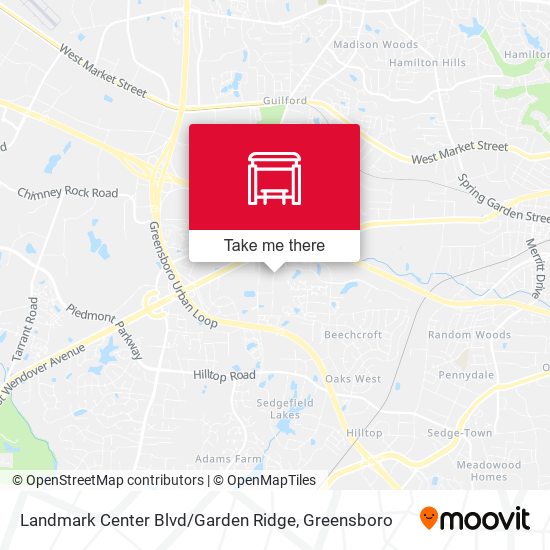 Landmark Center Blvd / Garden Ridge map