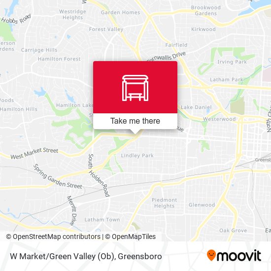 W Market/Green Valley (Ob) map