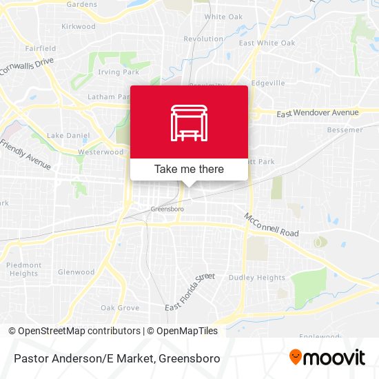 Pastor Anderson/E Market map