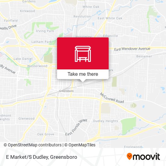 E Market/S Dudley map