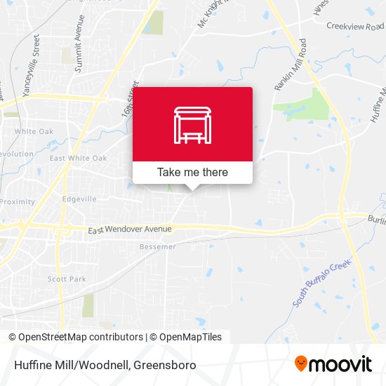 Huffine Mill/Woodnell map