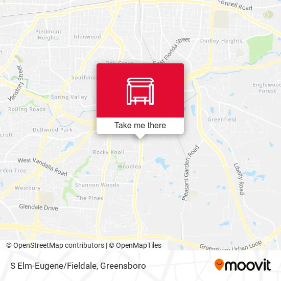 Mapa de S Elm-Eugene/Fieldale