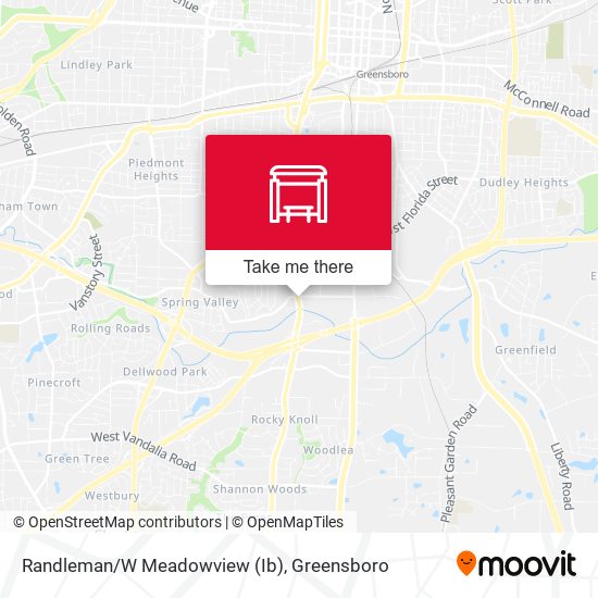 Randleman/W Meadowview (Ib) map