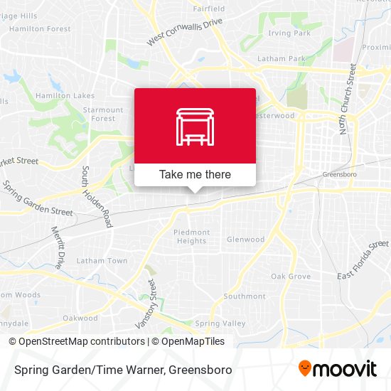 Spring Garden/Time Warner map
