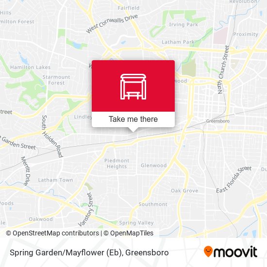 Mapa de Spring Garden/Mayflower (Eb)