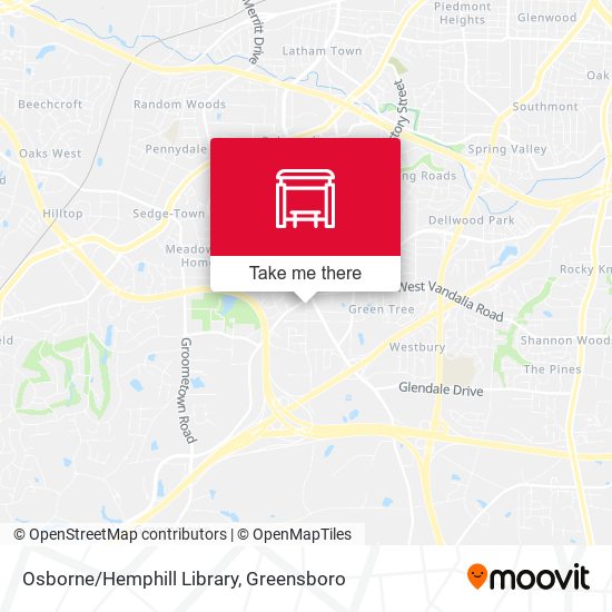 Osborne/Hemphill Library map