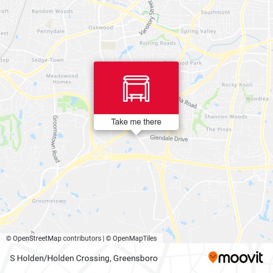 S Holden/Holden Crossing map