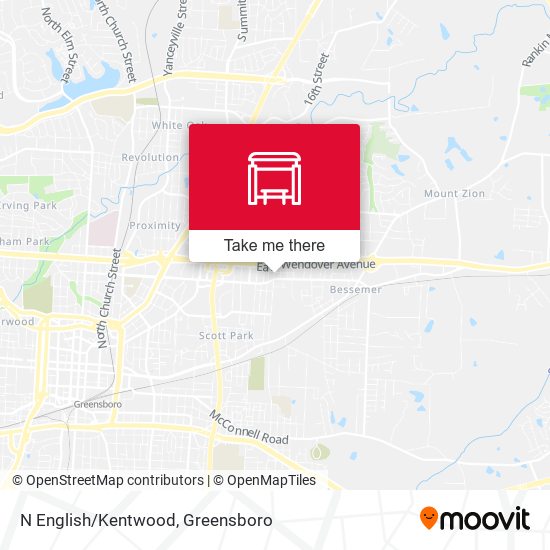 Mapa de N English/Kentwood