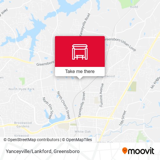 Mapa de Yanceyville/Lankford