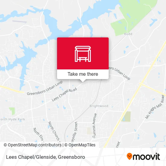 Lees Chapel/Glenside map