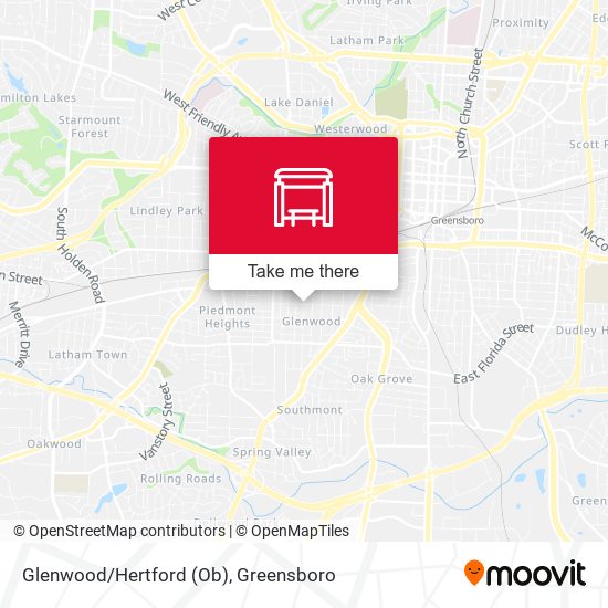 Mapa de Glenwood/Hertford (Ob)