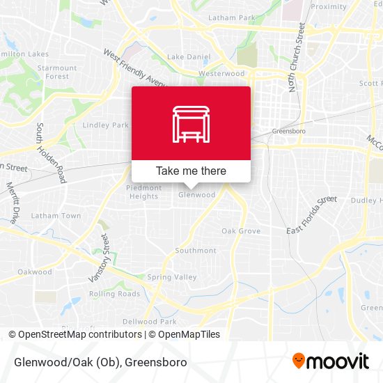 Mapa de Glenwood/Oak (Ob)