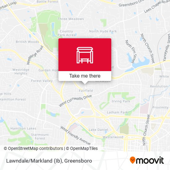 Lawndale/Markland (Ib) map