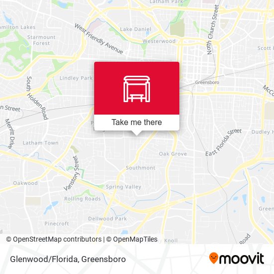 Glenwood/Florida map