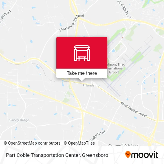 Part Coble Transportation Center map