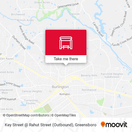 Mapa de Key Street @ Rahut Street (Outbound)