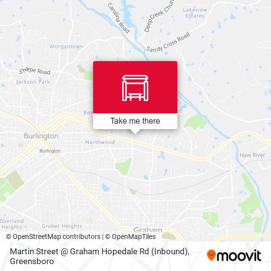 Martin Street @ Graham Hopedale Rd (Inbound) map