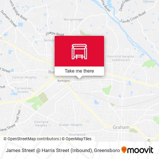 James Street @ Harris Street (Inbound) map