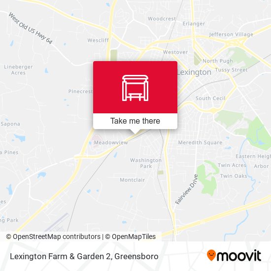 Lexington Farm & Garden 2 map
