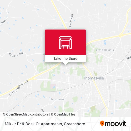 Mlk Jr Dr & Doak Ct Apartments map