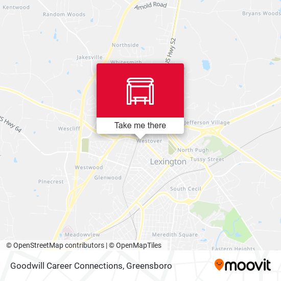 Mapa de Goodwill Career Connections
